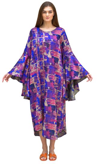 Brocade Purple Dress